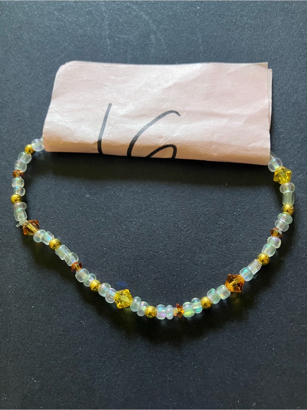 #16 handmade Swarovski bracelet
